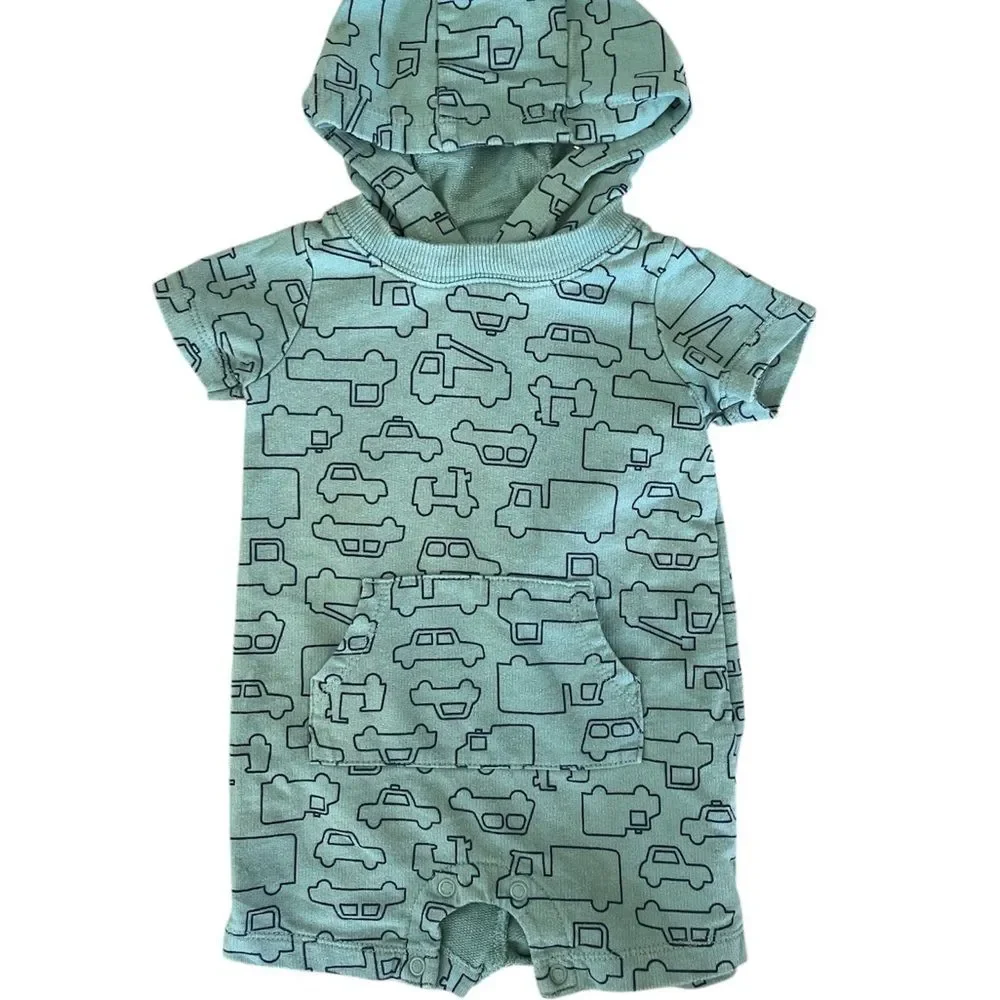 Baby boy clothes bundle size 12 months, bodysuit, pants, romper snap suit